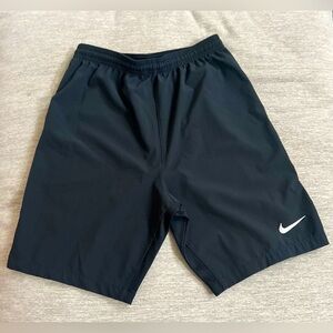 Nike Black Athletic Shorts with Moisture-Wicking Fabric